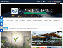 Tablet Screenshot of climatechange-theneweconomy.com